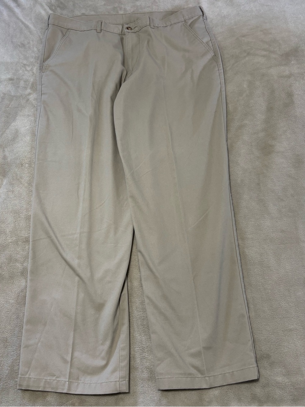 George Men's Classic Straight-Leg Pants - Light Khaki